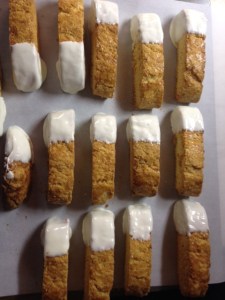 biscotti dipped