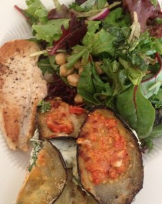 eggplant dinner