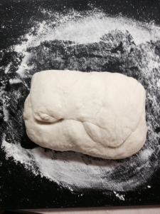 bag dough folded